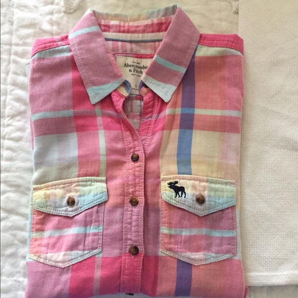 Abercrombie and Fitch plaid button down