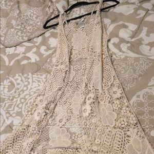 Lace Crochet Vest.