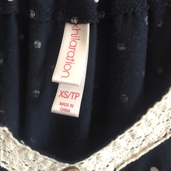 Blue Polkadot Sheer Tanktop - Picture 2 of 4