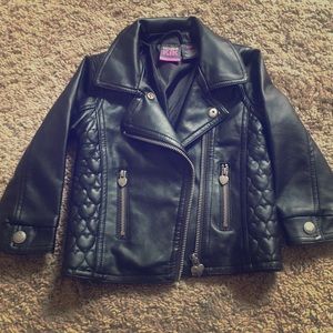 Black biker jacket