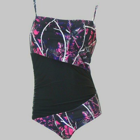 Muddy girl bathing suit