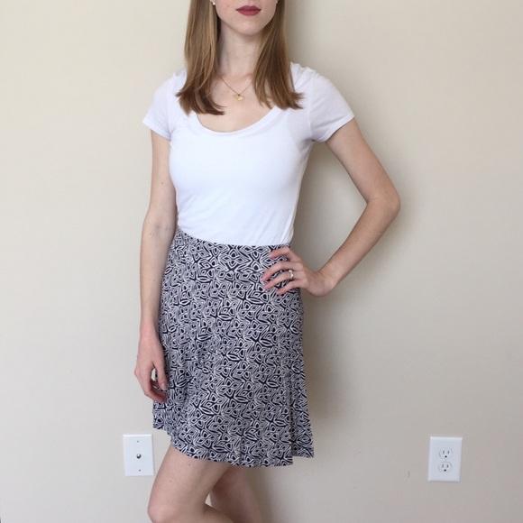 Loft Indigo Blue Soft Skirt - Picture 2 of 2