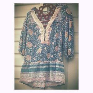 Free People Floral Top