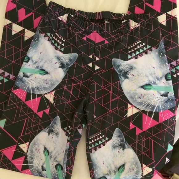 Kitty laser leggings