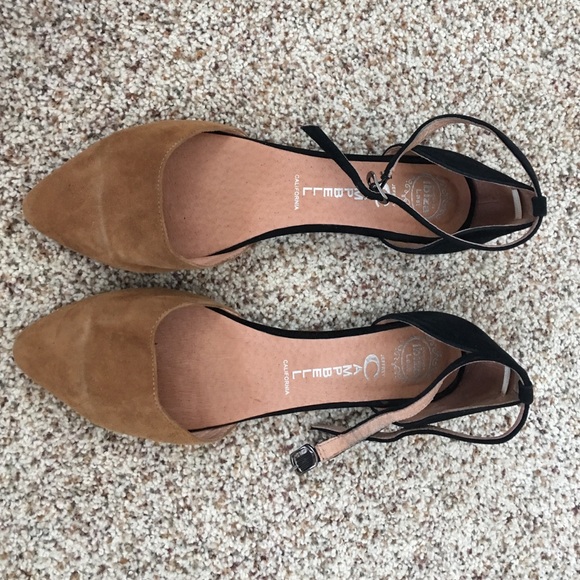 Jeffery Campbell Shoes - Black and Brown Pointed Toe Flats