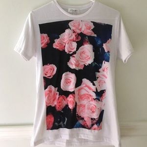 NWOT Floral FreshTops Tee