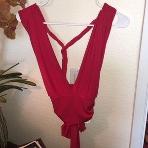 Sexy NWT red halter