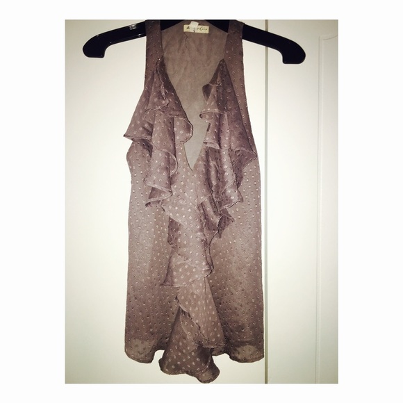 Urban outfitters ruffled top