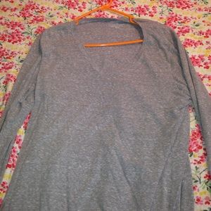 Grey long sleeve shirt