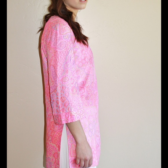 VINTAGE Paisley Tunic w/Beautiful Beadwork - Picture 4 of 4