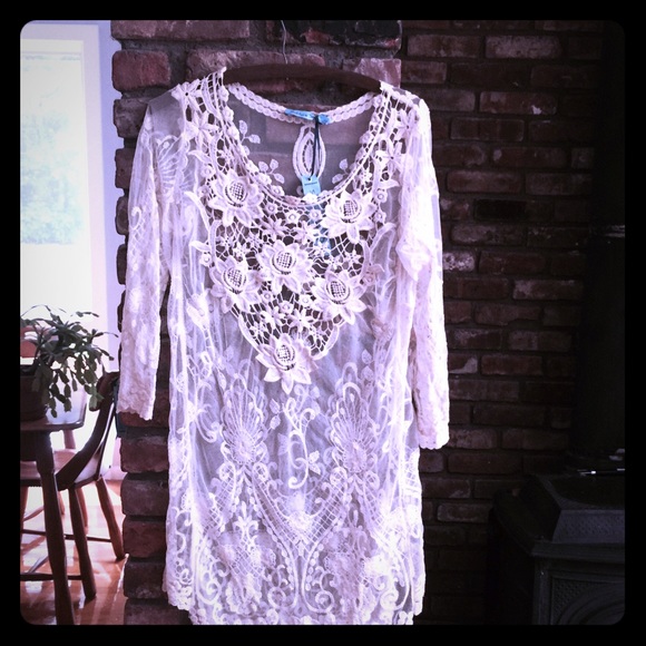 SALE! 🌈 Boho Lace Cover-Up