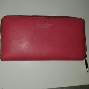Kate Spade Large Coral Wallet