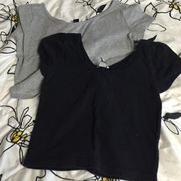 black crop top
