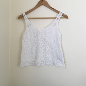 Hollister lace tank