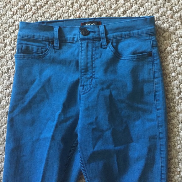 Blue Jean High Waisted Jeans. - Picture 2 of 3