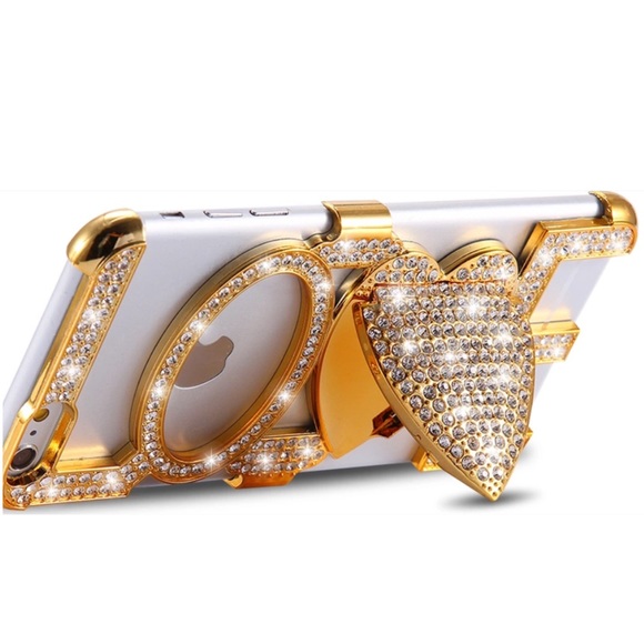 Gold Bling LOVE Phone Case