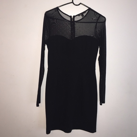 Black long sleeved dress