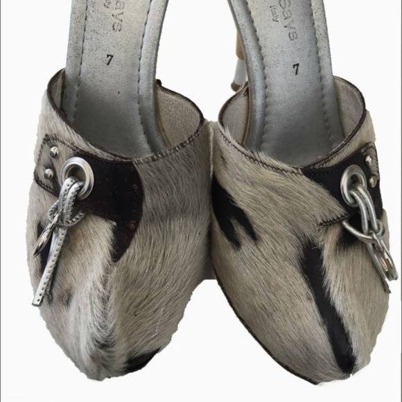 Mohair Italian Mule Sandals by Cindy Says