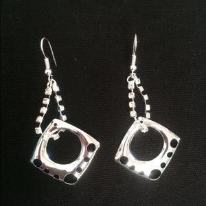 Fashion Jewelry Women Clear Crystal Party Silver