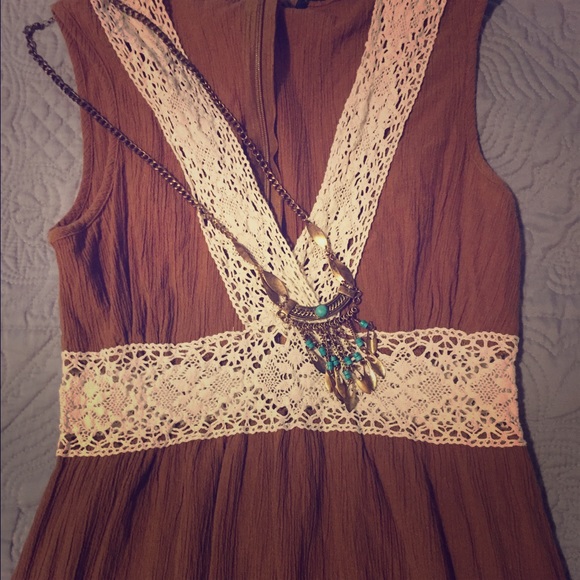 Boho mini dress