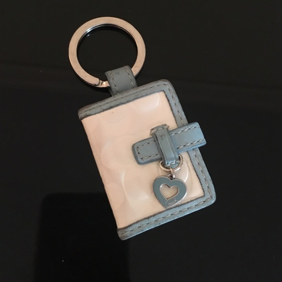 Coach photo keychain