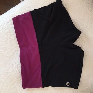 Reversible purple band spandex Lululemon shorts