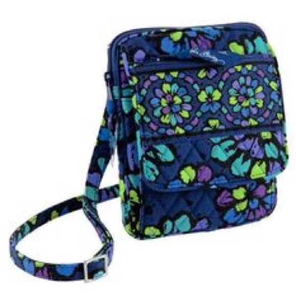 Mini Hipster Crossbody VERA BRADLEY (indigo pop)