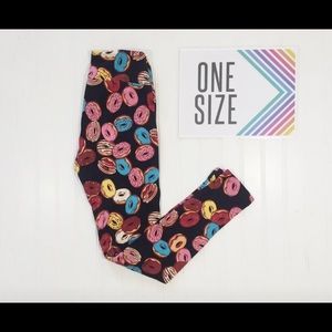 BNWT LULAROE DONUTS OS LEGGINGS