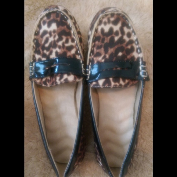 Leopard Print Cushion Walk Flats by Avon