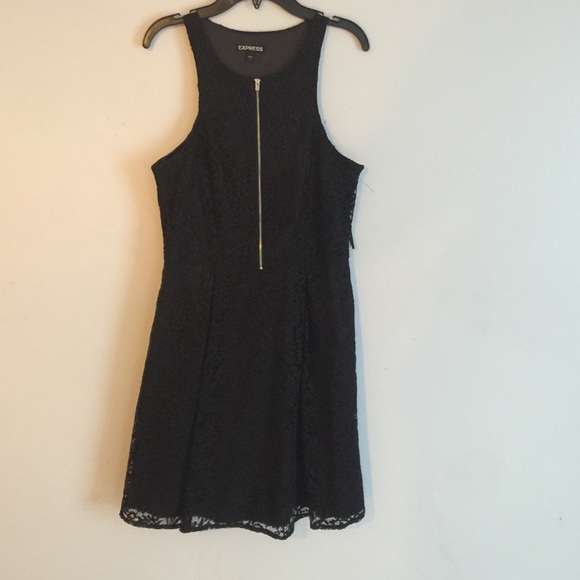 Black lace dress