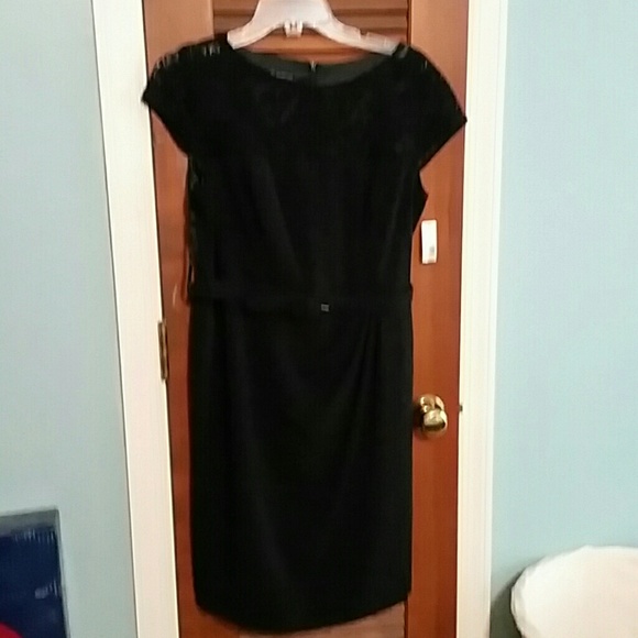 Black cocktail dress