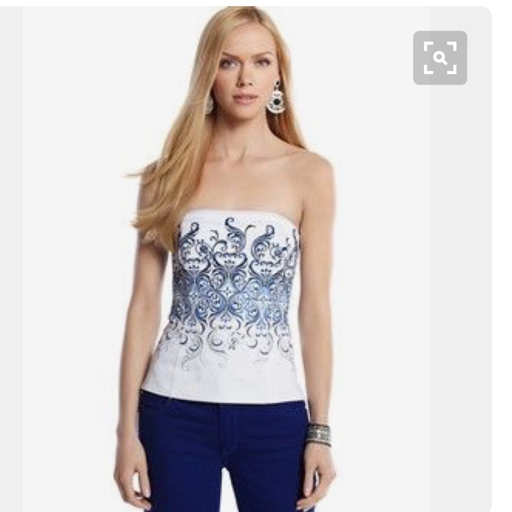 Stunning!! strapless top from WHBM! Size small.