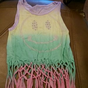 Flowers by zoey fringe shirt