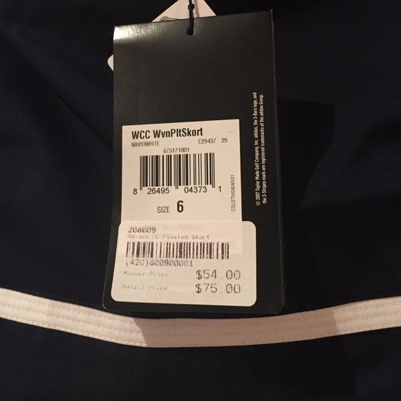 Adidas women's stretch skort size 6 - Picture 3 of 4