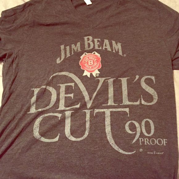 Girls Devils cut Jim beam shirt and beam long slv - Picture 1 of 2