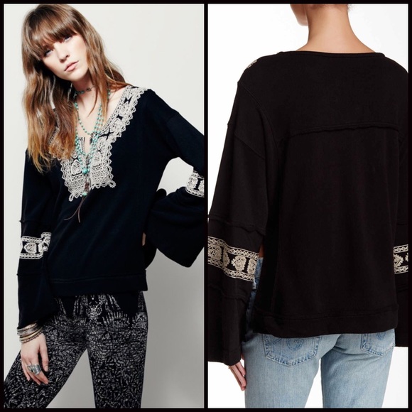 FREE PEOPLE TUNIC PULLOVER - Picture 2 of 4