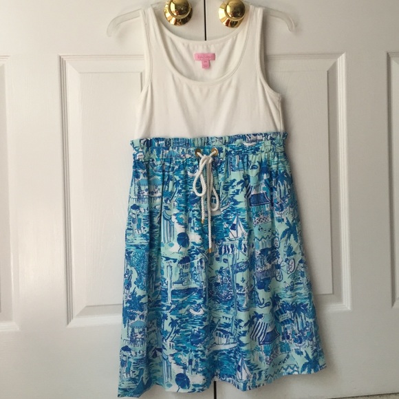 Lilly Pulitzer Fresh Catch Toile Nettie Dress