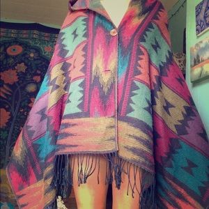 Awesome Aztec Poncho!