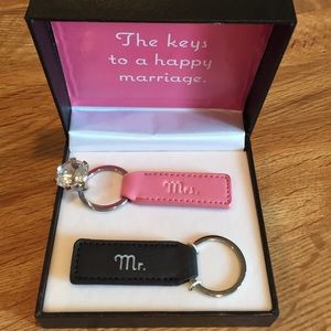 Adorable Mr. and Mrs. Keychains!
