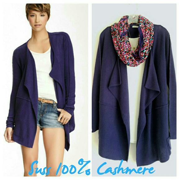 100% Cashmere Rita Cardigan by Suss