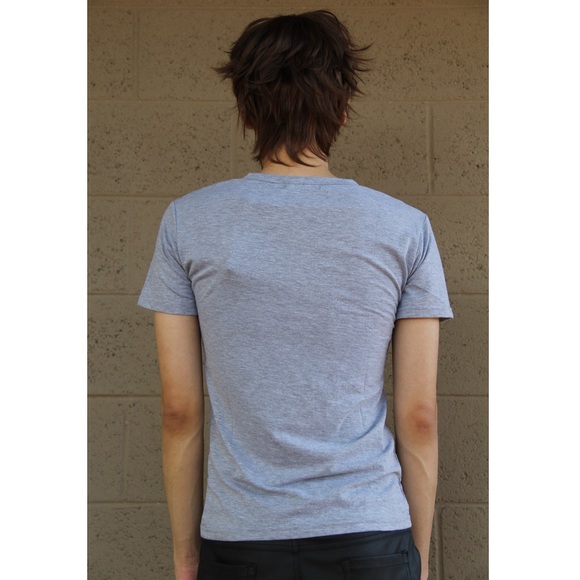 boutique Shirts - Grey short Sleeve Casual Polo Henley Shirt NEW XS boutique Shirts - Grey short Sleeve Casual Polo Henley Shirt NEW XS