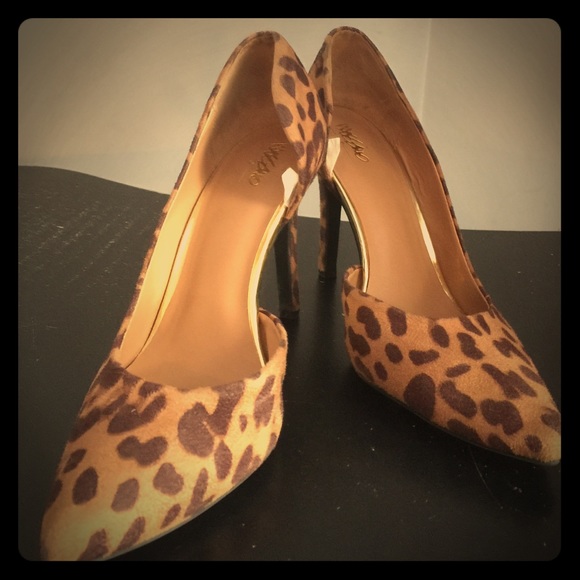 Leopard high heels