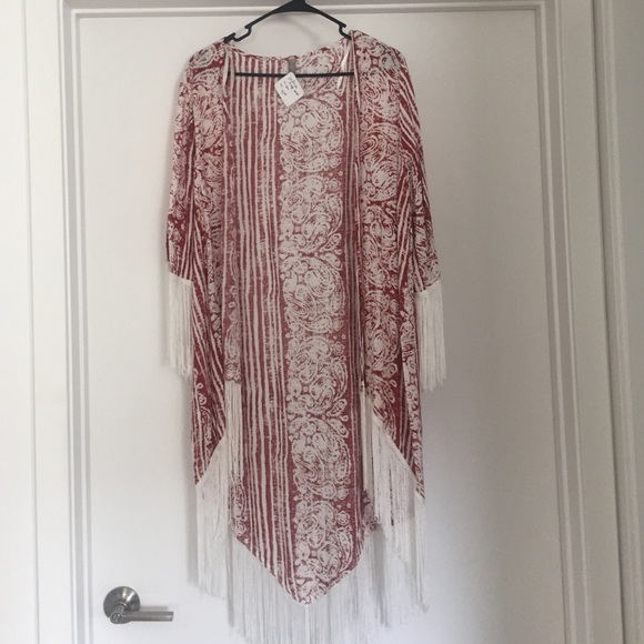 Fringe cardigan
