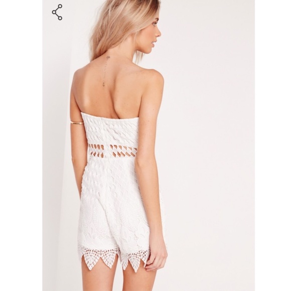 NWT Missguided Strapless Romper - Picture 3 of 3