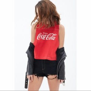 Forever 21 Coca-Cola Muscle Tee