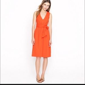 J crew 'elinor' dress in orange