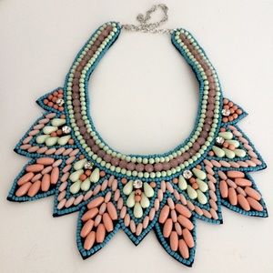 Beaded Statement Necklace