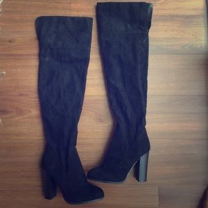 Black Over the Knee Boots