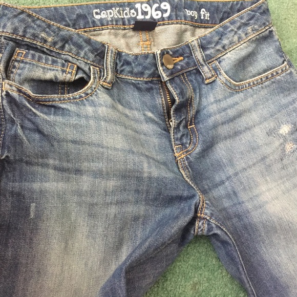 Girl gap boyfriend jeans