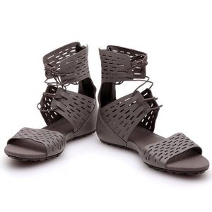 NIKE 'Caged' Lace Up Gladiator Sandals